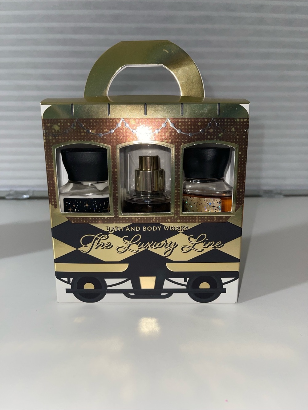 Bath & Body Works Gold & Black The Luxury Line Mini Fragrance Set